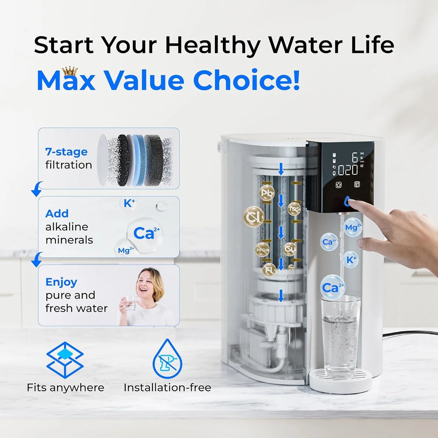 Alkaline Countertop Core System C1SL